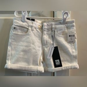 DL1961 Piper Short White Size 14 Girls New